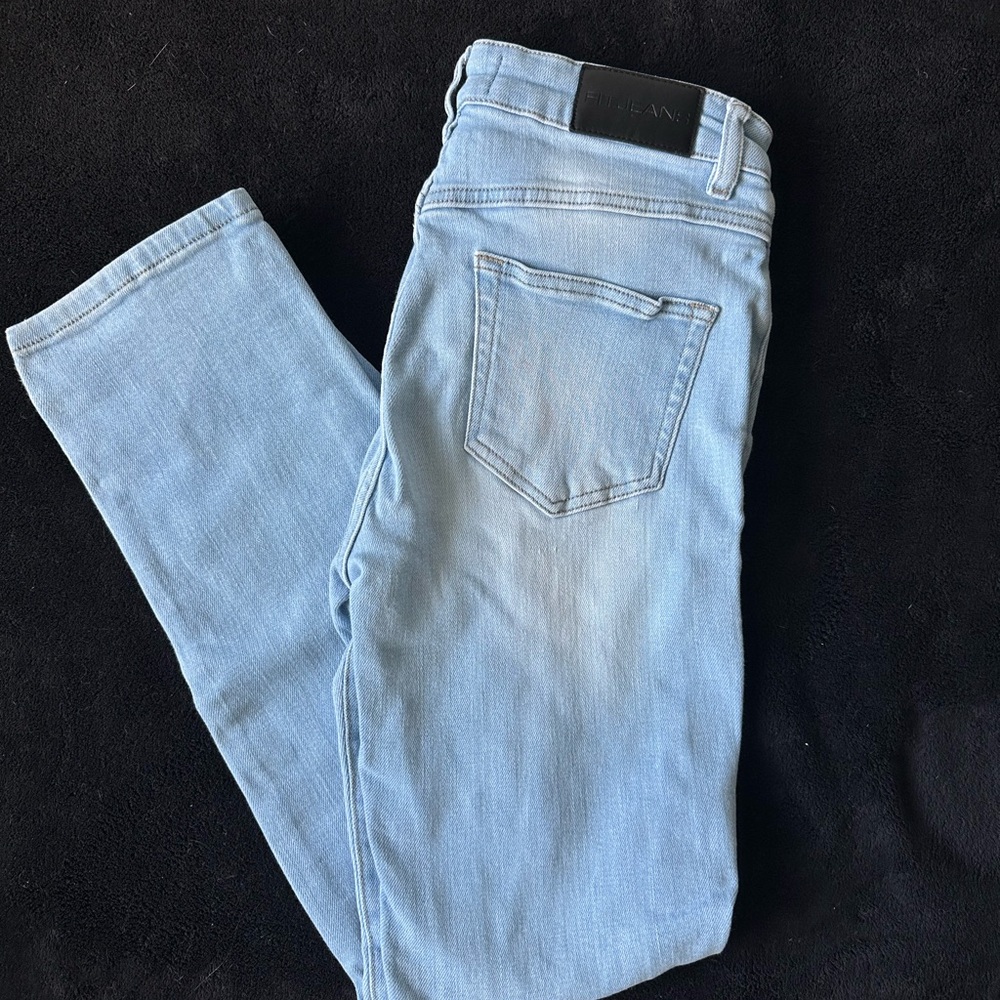 FitJeans OG Light Blue Denim Flare Jeans High Waisted